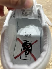 Vans Little Kids Old Skool Shoe White Canvas Sneakers VN0A4BUUQLZ Sz 13 New