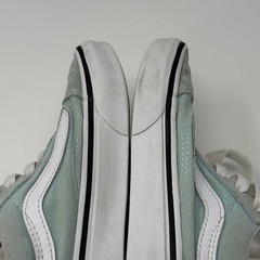 Kids Vans Old Skool Suede Mint Green White Stripe Lace Up Sneakers Size 13.5