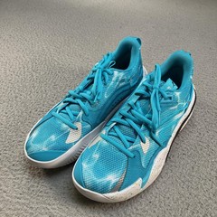 Puma Super Mario Sunshine Shoes Youth Size 7 Blue Basketball Sneakers 195077-01