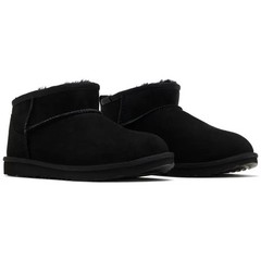 UGG Classic Ultra Mini Boot Black 1130750K-BLK Kids New