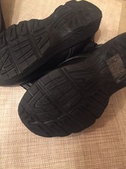 Youth Cambridge Classics Black Pu Leather New and SZ 3 And 2