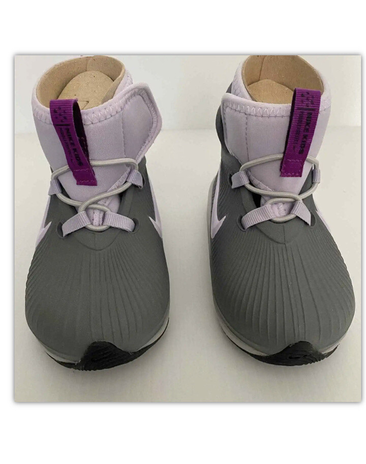 NEW Nike Binzie Snow Boots Grey & Violet Frost – Size 4C Toddler Free Shipping