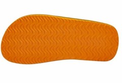 Fitory Krabor Flip Flops with Back Strap Orange Fish Kid Small 6.75″ Length