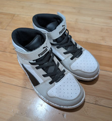 Boys‘ Puma Little Kid & Big Kid Rebound Layup Mid Marble Sneakers 1C