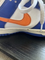 Nike Dunk Low GS Knicks Blue Joy Orange White FN7783-400 Size 5Y Preowned