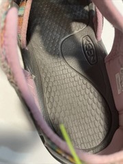 Keen Sandals Youth Size 3 Pink Rainbow Waterproof Hiking Walking Camping Shoe