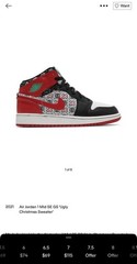Jordan 1 mid ugly sweater