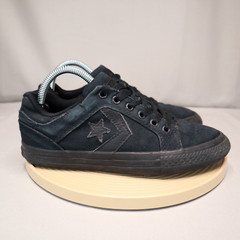 Converse Youth Size 2 Shoes El Distrito Kids Mono Black Canvas Sneakers