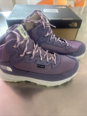 The North Face Fast pack Hiker Size 5 Mid WP Youth Lupine Purple Kids