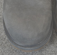 Timberland Leather Boots Boys Size 6 Blue Nubuck Classic Lace-Up 3793A