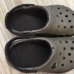Crocs Sandals Kids 1 Star Wars Chewbacca Classic Lined Slingback Clogs Brown
