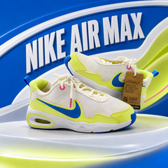 NIKE AIR MAX NOVA GS 6Y 7.5W WHITE LEMON PHOTO BLUE IB7749-100 NIKE REFURBISHED