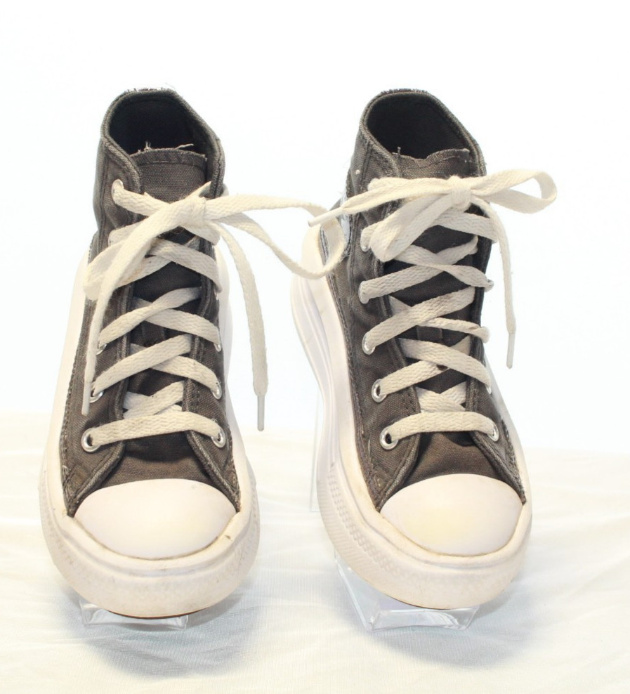 Converse CTAS Size Youth 12 Dark Matter Move Glitter Platform Sneaker- A09276F