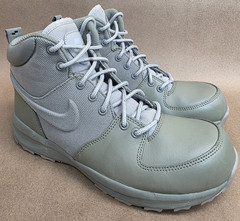 Nike (Sz 7 Y) Manoa Boot AJ1280-003 Green Gray Big Kids Boots