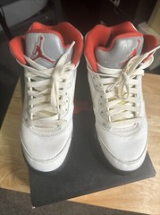 Jordan 5 Retro 2020 Mid Fire Red Size 4 (gs)