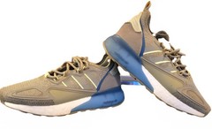 Adidas Boys ZX 2K Boost Green Shoes GZ7457 6 US Boy