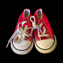 Toddler Converse Chuck Taylor All Star Red Canvas Low Top Lace-Up Sneakers 7