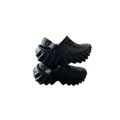 Black Crocs Child’s Size 6 Echo Clog Sandals w/Adjustable Turbo Heel Strap