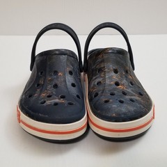 Crocs Bayaband Printed Summer Clog Crocs Navy Blue Unisex Clog Size J1