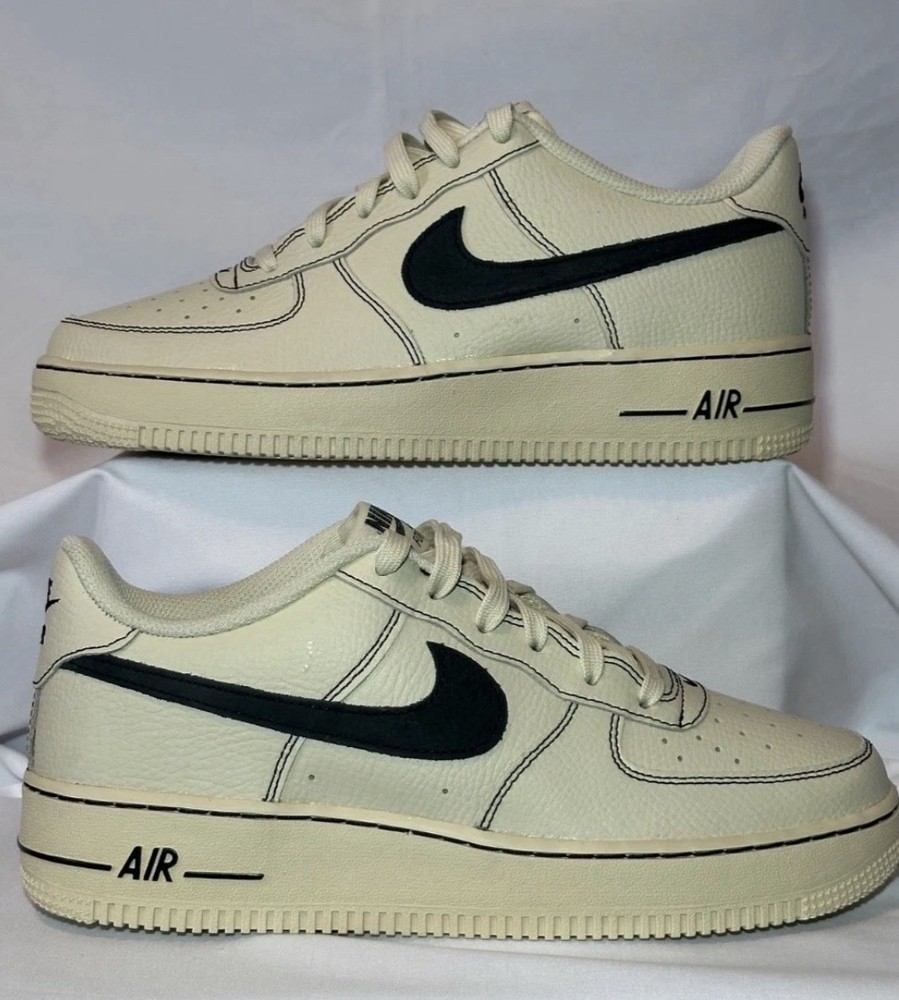 Nike Air Force 1 LV8 Light Khaki Black (GS) – Size 6.5Y/8W (HJ4563-200) (0169)