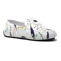 Floafers Prodigy Driver Kids Silly Scents Bright White Grape Shoes Size C4 New