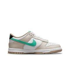 Nike Dunk Low Split Seam White Tan Mint GS Kids DX6063-131 New Authentic