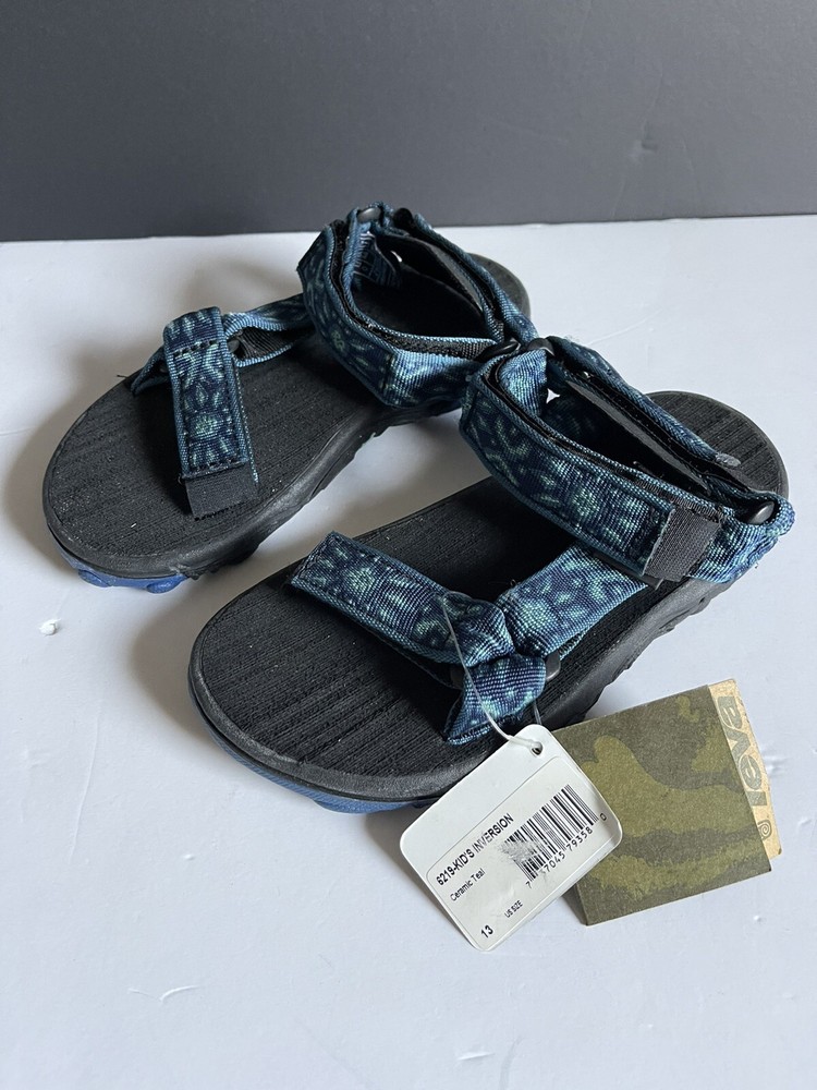 New 6219 Teva Inversion Ceramic Teal Adjustable Water Trail Sport Sandal Kid 13
