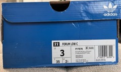 adidas Forum Low C White / Royal Blue 2021 – FY7978 Size 3