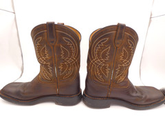 Ariat Kids‘ WorkHog XT Coil Western Boots Brown Leather Size 5
