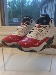 Jordan B’Loyal Mid White Red Black CK1425-106 Size 4.5Y Kids Shoes Gym Sneakers