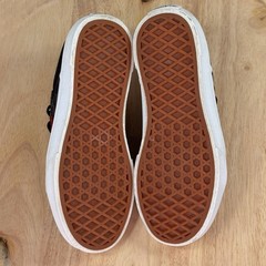 Vans Youth Seldan Checkerboard Skateboard Sneakers Black Red Size 2 Big Kid