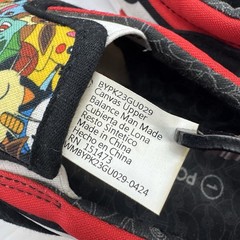 Pokemon PIKACHU Slip-On Canvas Ground Up Sneaker Shoes Unisex Youth Size 1