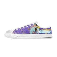 Jasmine aladdin Custom High Top Canvas Sneaker Shoes For Kids