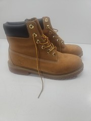 Timberland Premium Junior Wheat 6″ Classic Waterproof Boot Nubuck 12909 Size 6.5