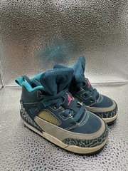Nike Jordan Spizike BT Kids Space Blue/Wolf Grey/Black/Fusion Pink Size 7C RARE
