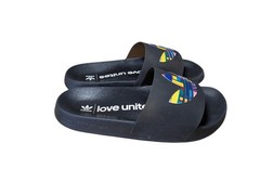 adidas Adilette Lite Pride Black Flip Flops Slides Kids Youth 6 Women’s 7 / 7.5