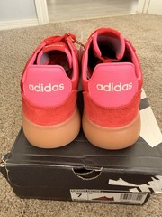 adidas Barreda Decode J Unisex Kids Sneaker Red Pink Low Top US 7 JR0759