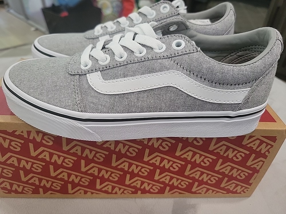 Vans Ward Summer Canvas Black Size 6.5