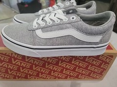 Vans Ward Summer Canvas Black Size 6.5