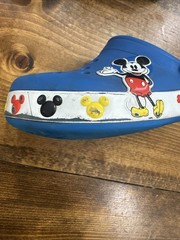 Mickey Mouse Crocs Kids‘ Fun Lab Band Clogs Junior 3 Kids Disney Blue Sandals