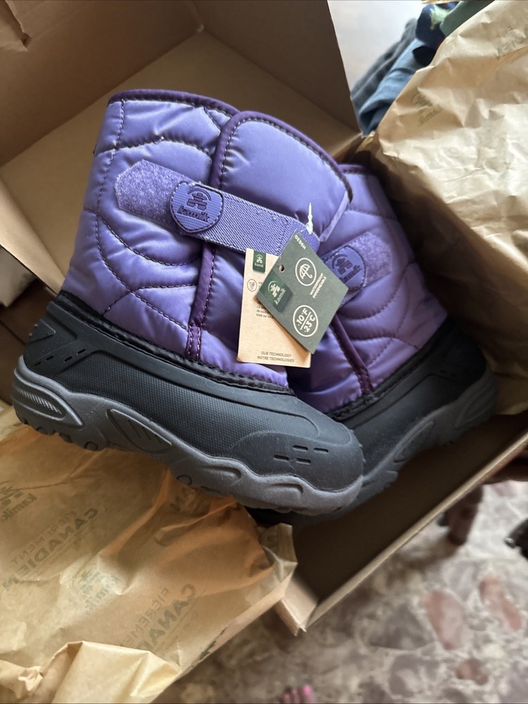 Kamik Snowbug Unisex Kids Snow Boots In paisley Purple