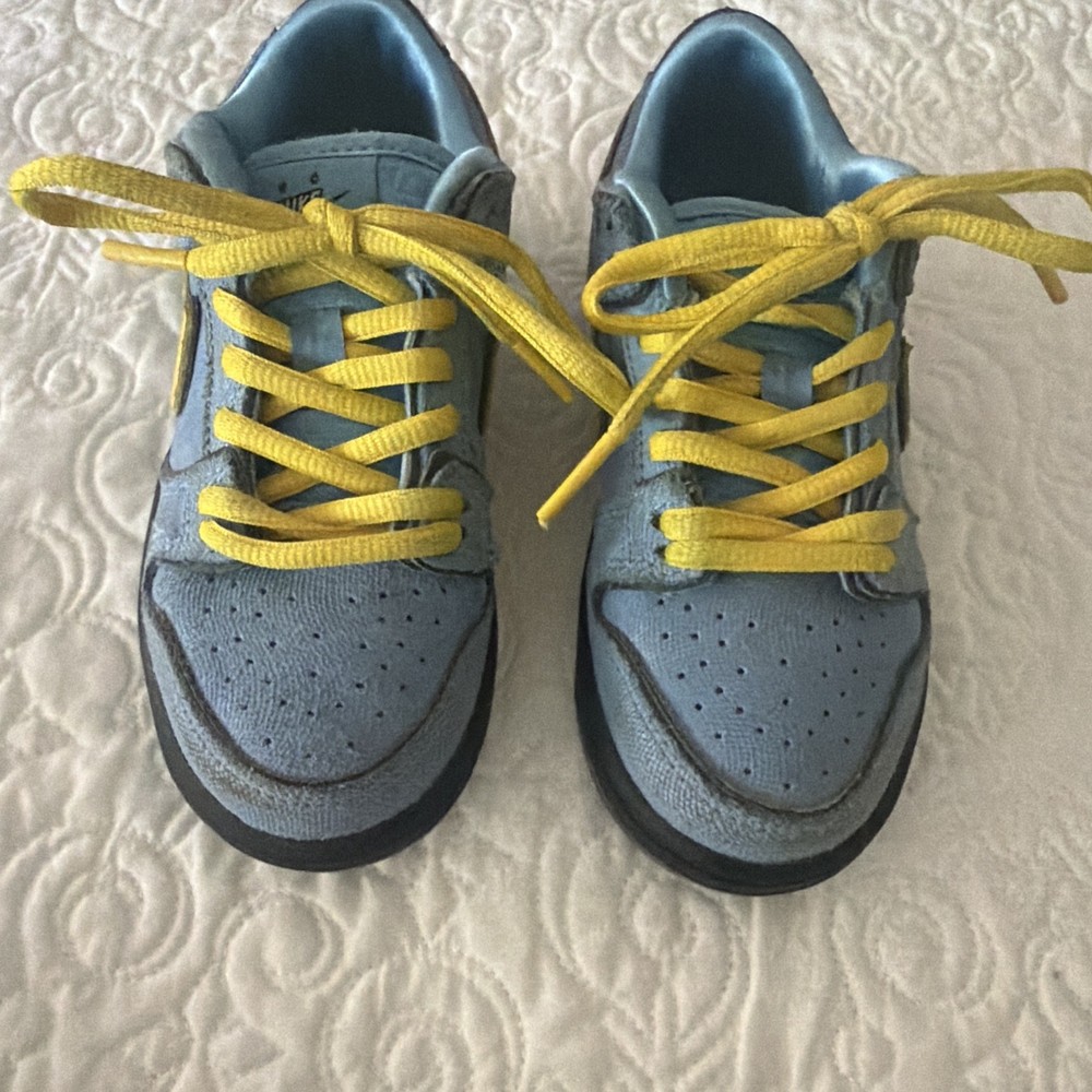 Nike SB Dunk Low Pro QS PS Powerpuff Girls Bubbles Blue/Yellow Suede 11.5