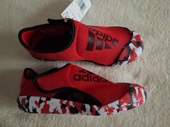 Adidas Altaventure 2.0 Slides Sandals Water/Play/Walk Youth Kids Size 11 Red New