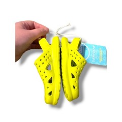 Totes Everywear Clog Sandals Toddler 5-6T Neon Yellow Waterproof Slip On NEW