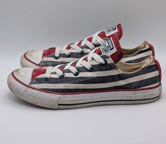 Converse Chuck Taylor Red White Blue US Size 3 Juniors Youth Kids Boys Girls Low