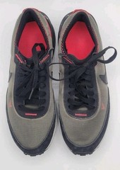 Nike Waffle One Flat Pewter Siren Red Athletic Shoe DC0481-006 Youth Size US 5.5