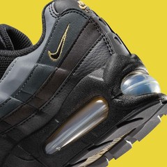 Nike Air Max 95 GS Batman Black Buff Gold Grey Nby IH0631-002 Kid’s Women’s