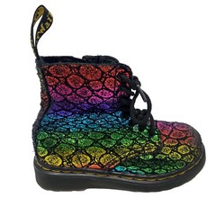 Dr Martens Kids 1460 Pascal T UK Size 7 US Size 8 EU Size 24 Rainbow Snakeskin