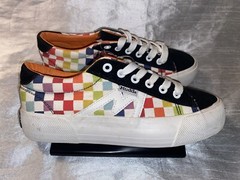 Mudd Rainbow Checker Pattern Sneakers Multicolored Size 7 Racing