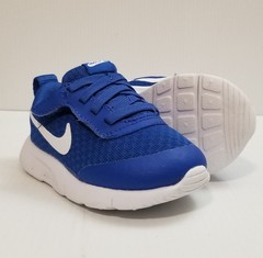 Nike Tanjun EasyOn Blue Hook And Loop Shoes Sneakers DX9043-401 Kids Size 6C